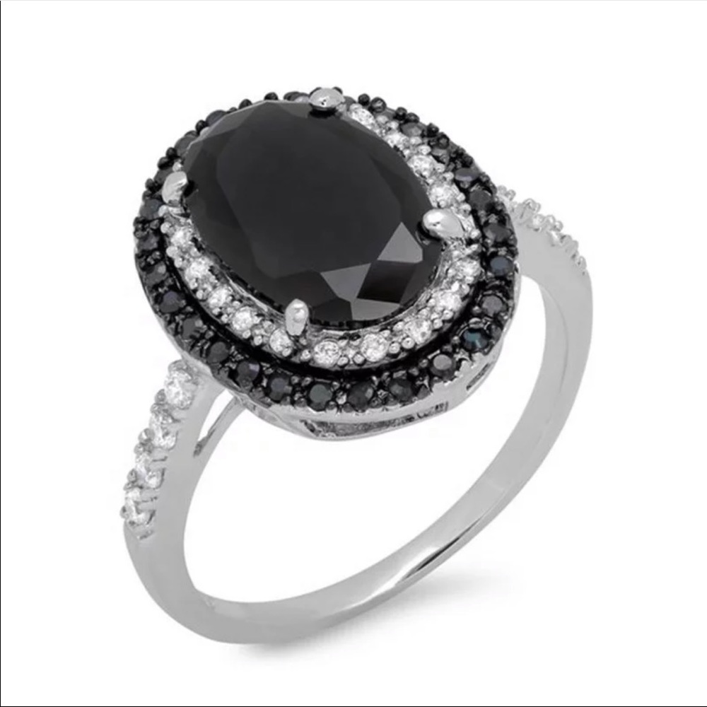 New 925 Sapphire Women’s Oval Cut Wedding Ring
